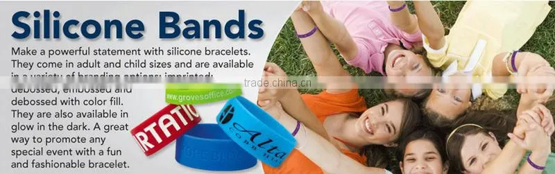 wholesale FDA silicone band silicone wristbands