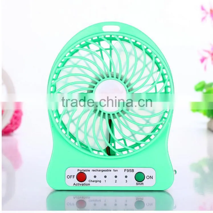 plastic power portable cooling travel handheld usb mini portable fan
