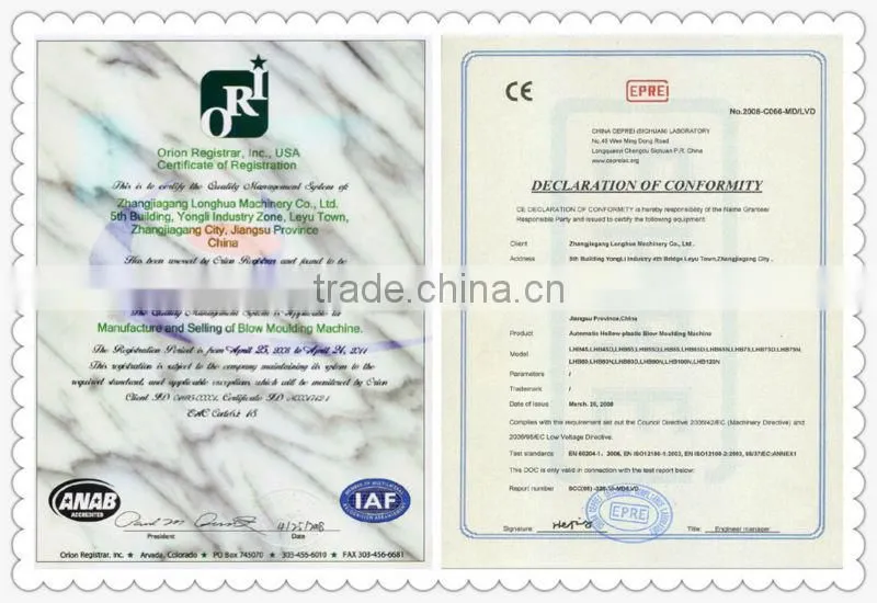 Injection Blow Moulding Blow Moulding Type and New Condition 5 gallon pet bottle blow molding machine