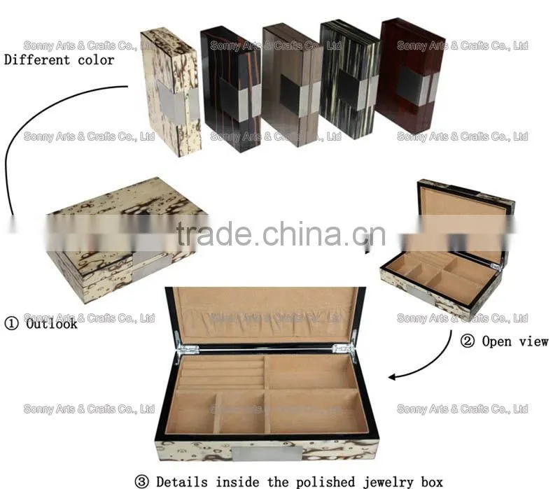 High quality Wooden jewelry box wholesale