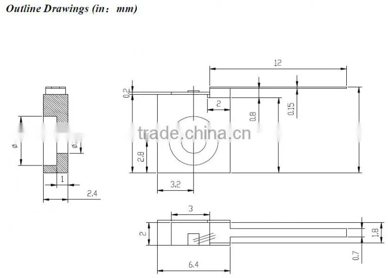 Advanced Teachnology Infrared 808nm 2w C-mount Laser Diode