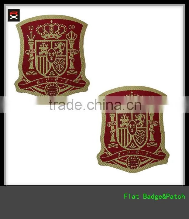 High quality woven patch iron on woven patch