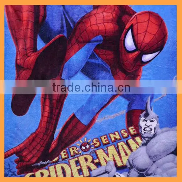 Spider-man Printed Baby Blanket Made In China