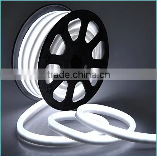 120v mini flex led neon light,220V 24V underwater neon flex,Flat Round 8W Neon Light