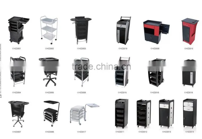2015 hot sale 5 layers Mobile Hair Salon Trolleys