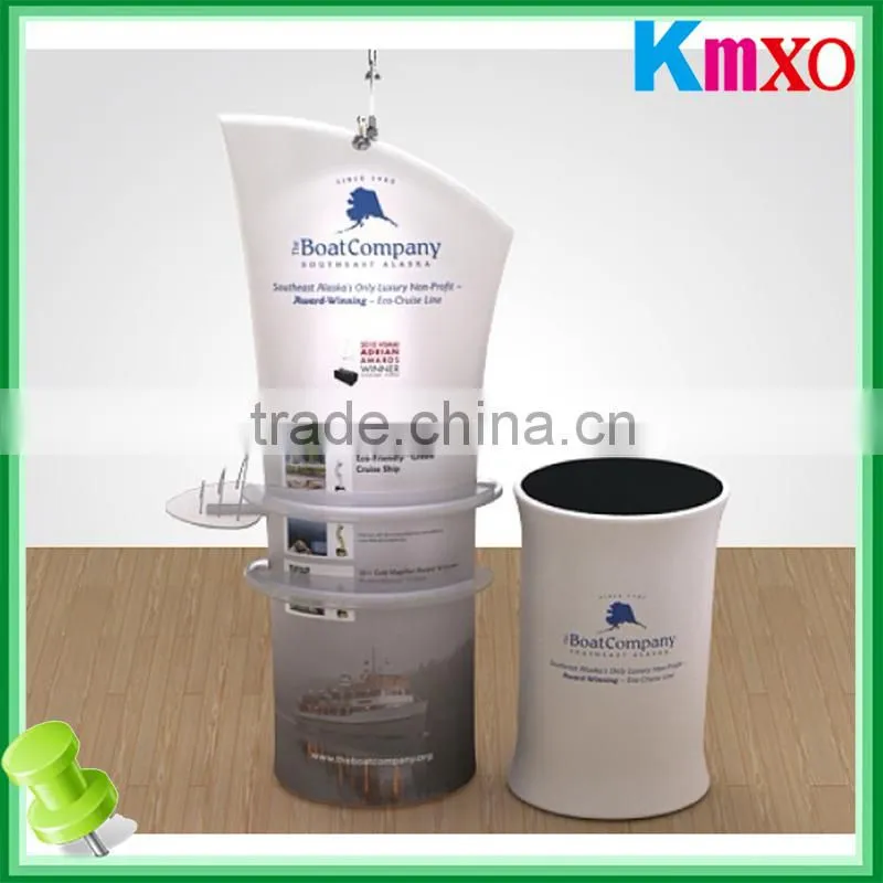 tension fabric trade show portable counter