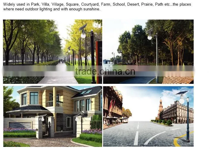High quality all in one solar street light solar garden wall light