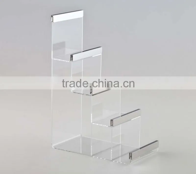 Stainless steel counter shop wallet display racks