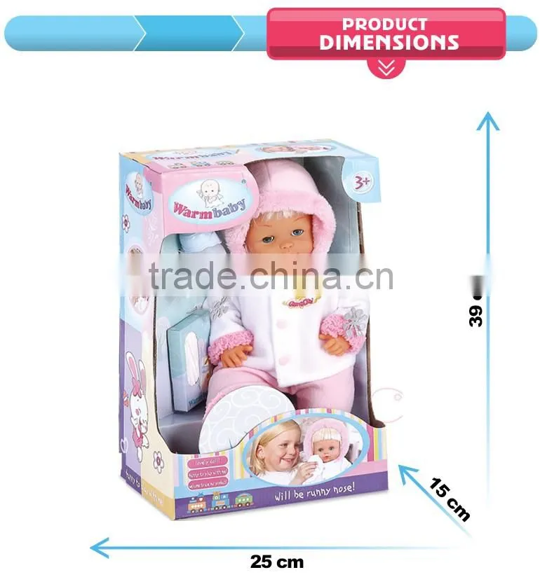 New item water drinking silicone baby dolls with clothes
