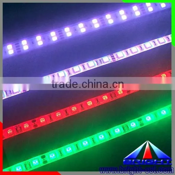 IP68 Flexible Epistar RGB 5050 led strip light with 3 years warranty