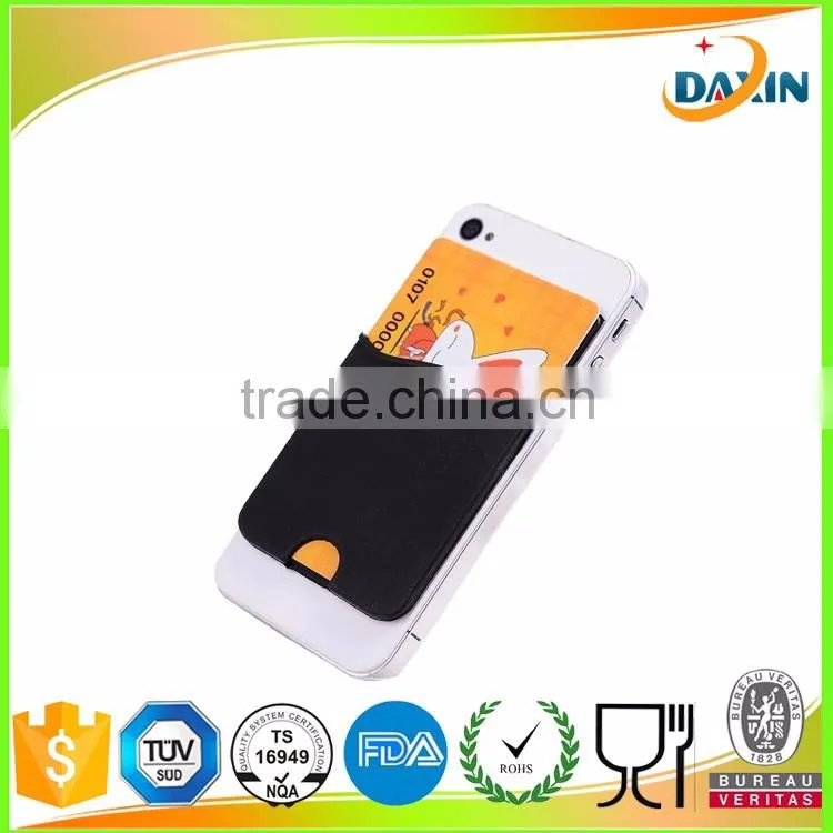 hot sale 3m newly phone sticker/adhesive silicone card holder