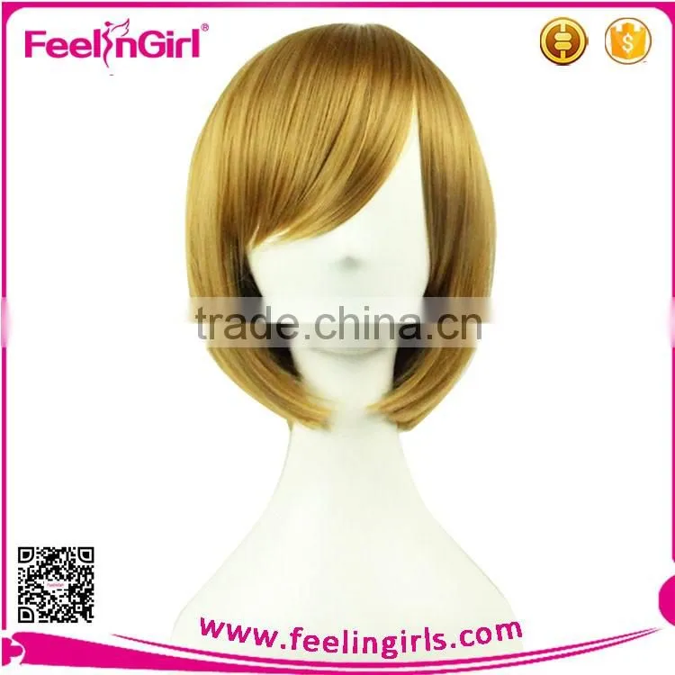 Short Straight Wigs Synthetic Cosplay Hair Wig