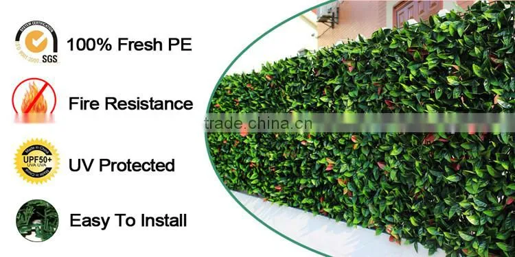 garden decorative landscape edging fence artificial boxwood wreath