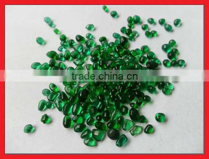Glow in Dark Glass Chips for Decoration