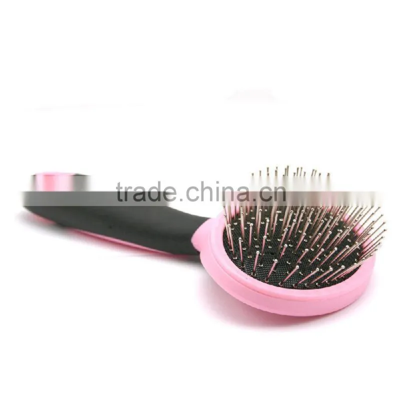 Pink Blue Pet Fur Hair Grooming Shedding Tool Dog Pet Cat Pins Brush Comb