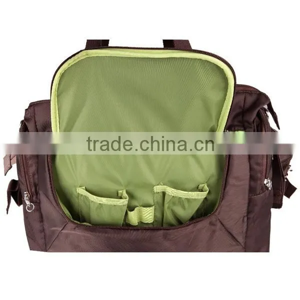 Durable Waterproof Mummy Tote Diaper Bag with food Compartment