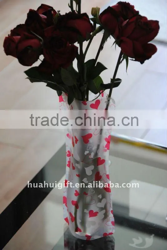 folding pvc vase