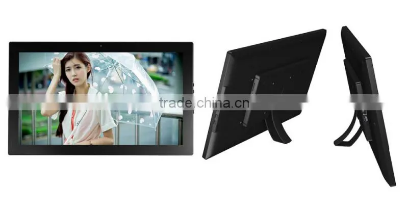 21.5" all in one android pc capacitive touchscreen, android quad-core pos tablet , super slim tablet pos stand