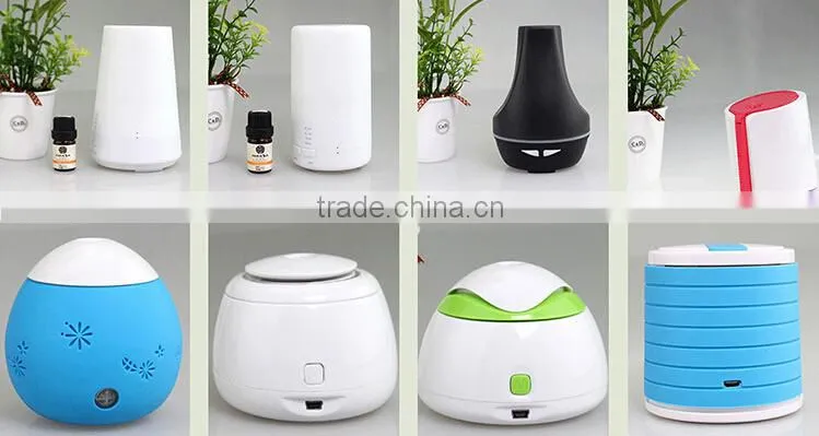 24v 400ml Ultrasonic Aromatherapy Essential Oil Diffuser With Clock