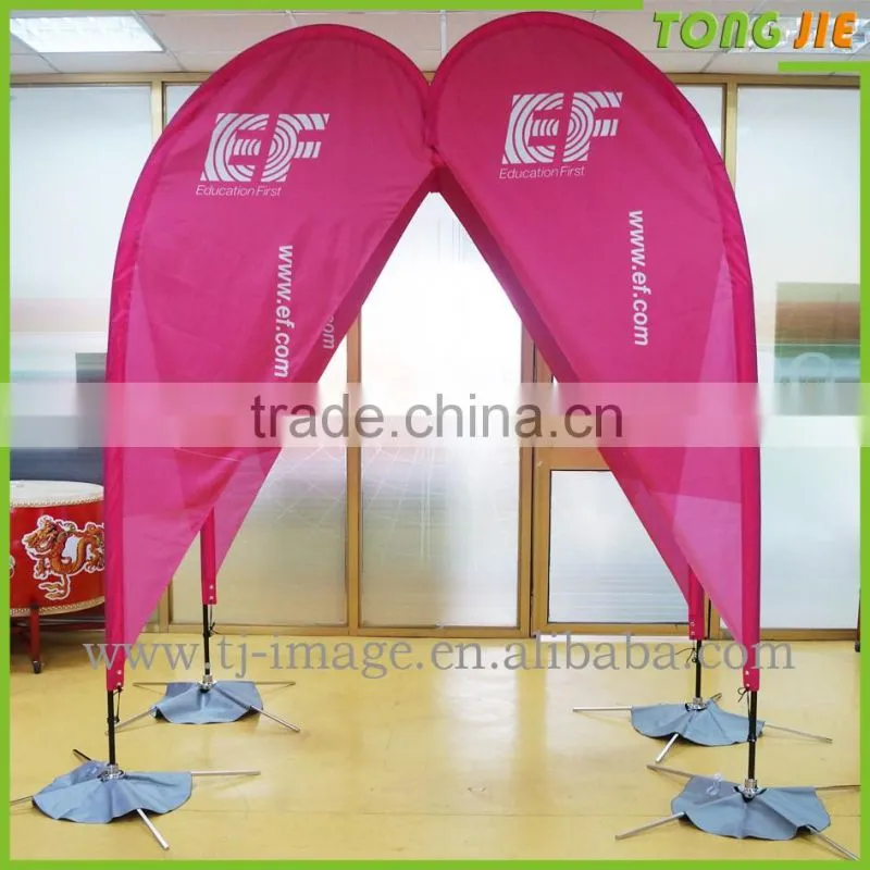 Digital printing retractable flag