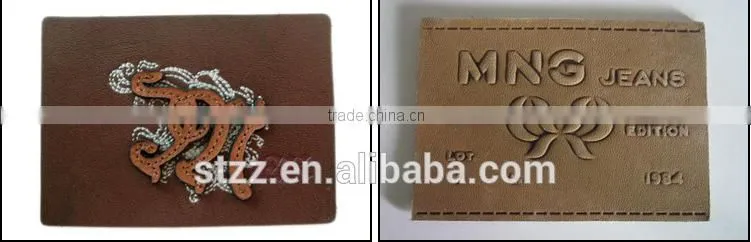 Eco-friendly Embossed/PVC Label/Patch For Clothing,Bag and Shoes