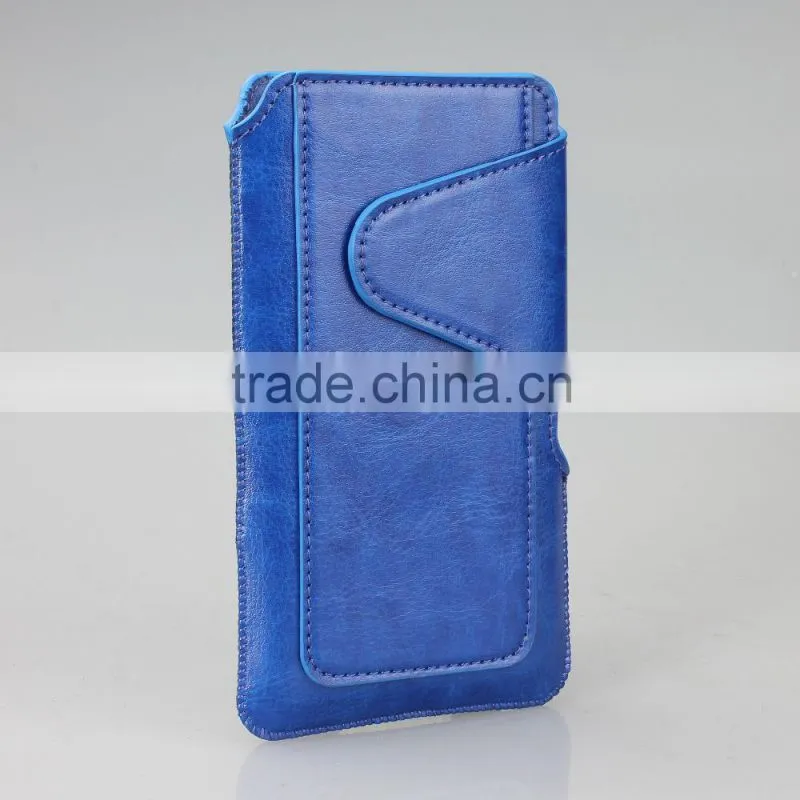 2015 New product hot sell fashion superior quality mobile phone pouch for many models