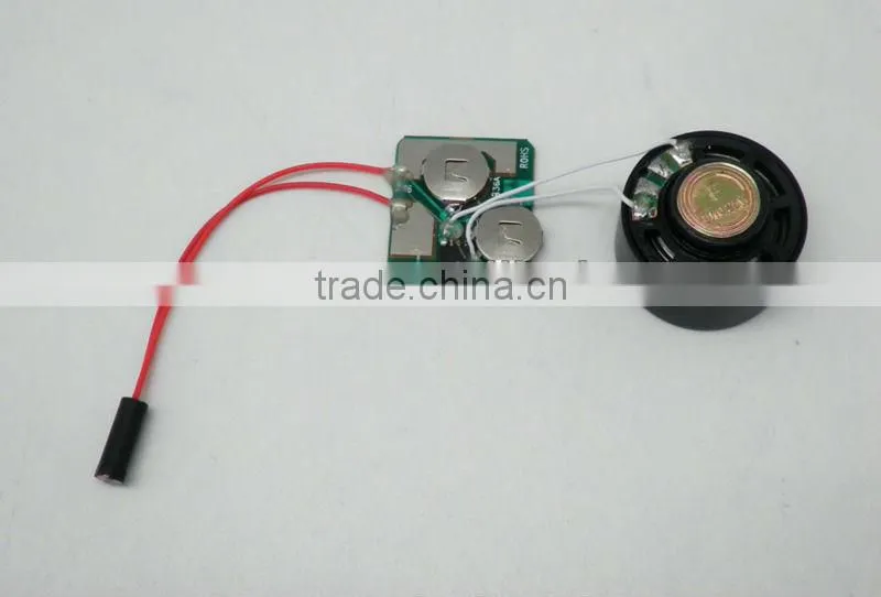 Sound motion sensor chip programmable sound modules for greeting cards and sound box