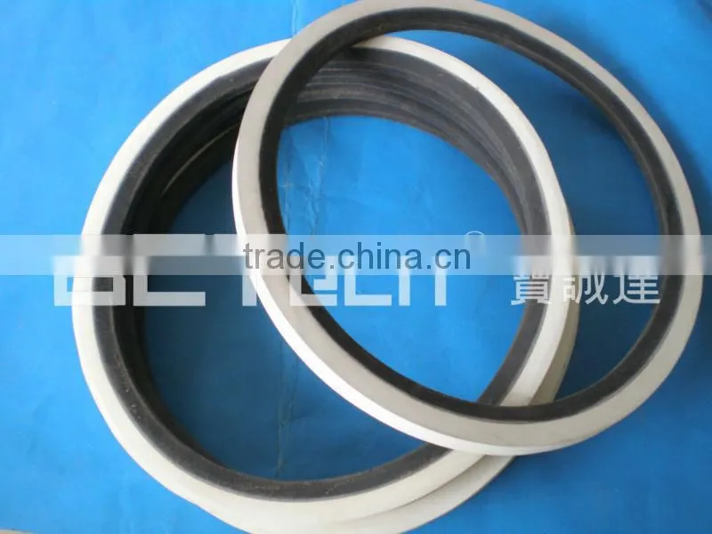 Rubber V-belt with white rubber