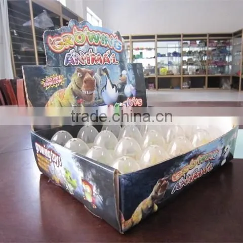 growing dinosaur eggs toy in water