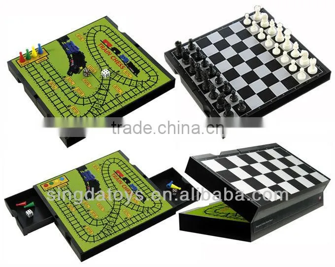 Magnetism Japanese chess shogi can fold up toy