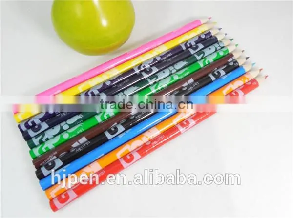 7'' 12 Color Pencil Set Cheap Wooden Drawing Pen