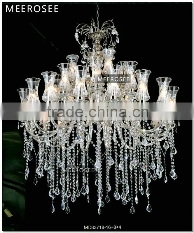 Royal Crystal Chandelier Lighting Elegant Glass Chandelier Lamp Crystal Drop of Chandelier MD33718 L28