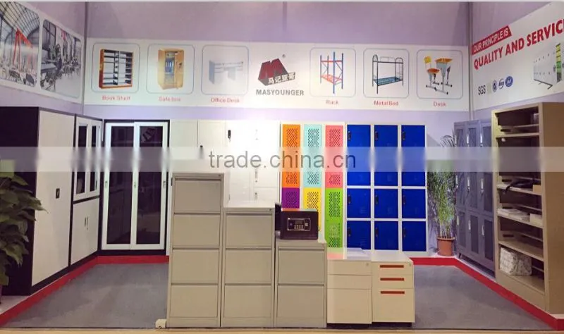 promotion products! factory direct sale storage glass door steel cupboard