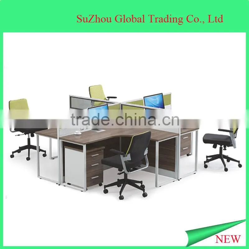 2016 green european furniture modern design workstation