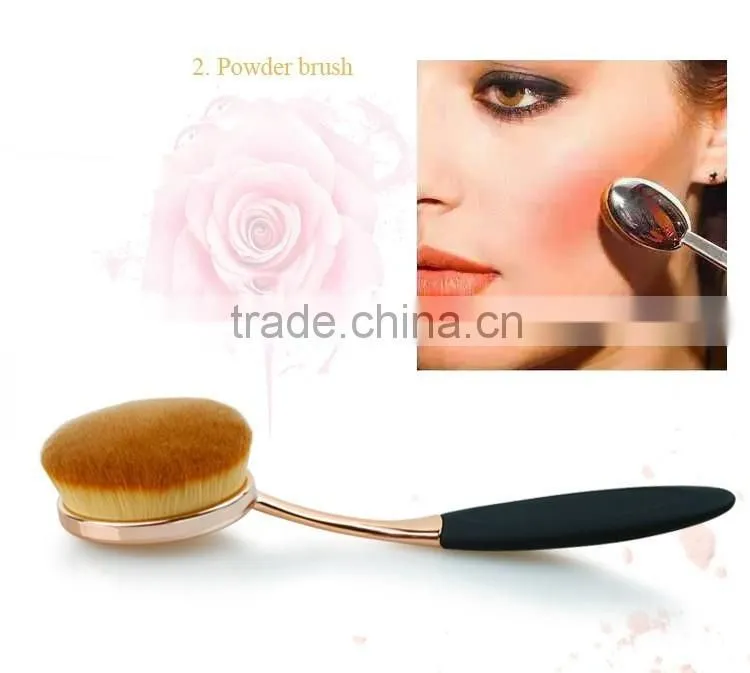 2016 Oval rose gold professional andor makeup brush