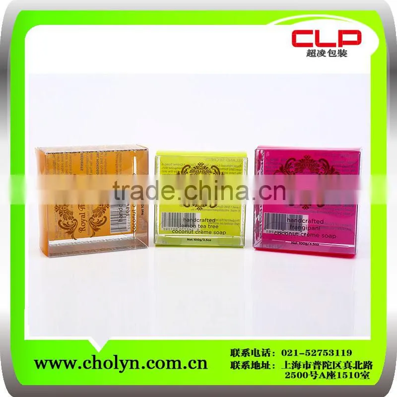 2016 Handmade soap brown Kraft paper foldable box