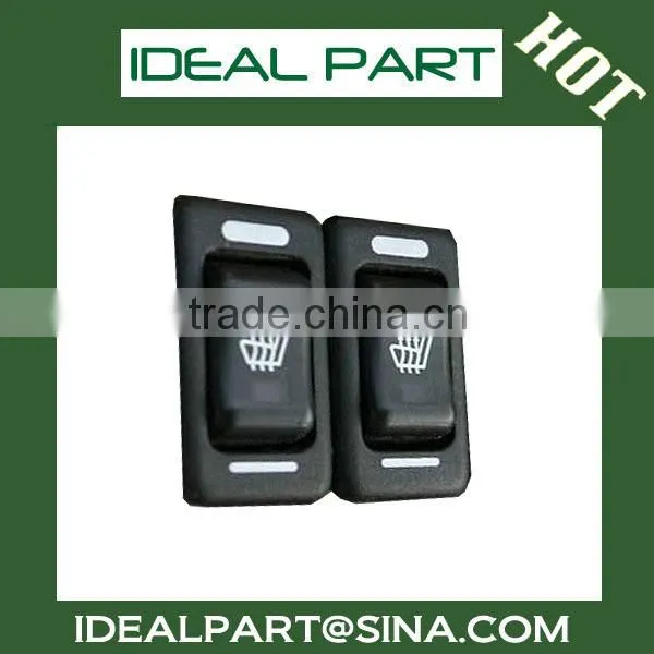 The car seat heater press button