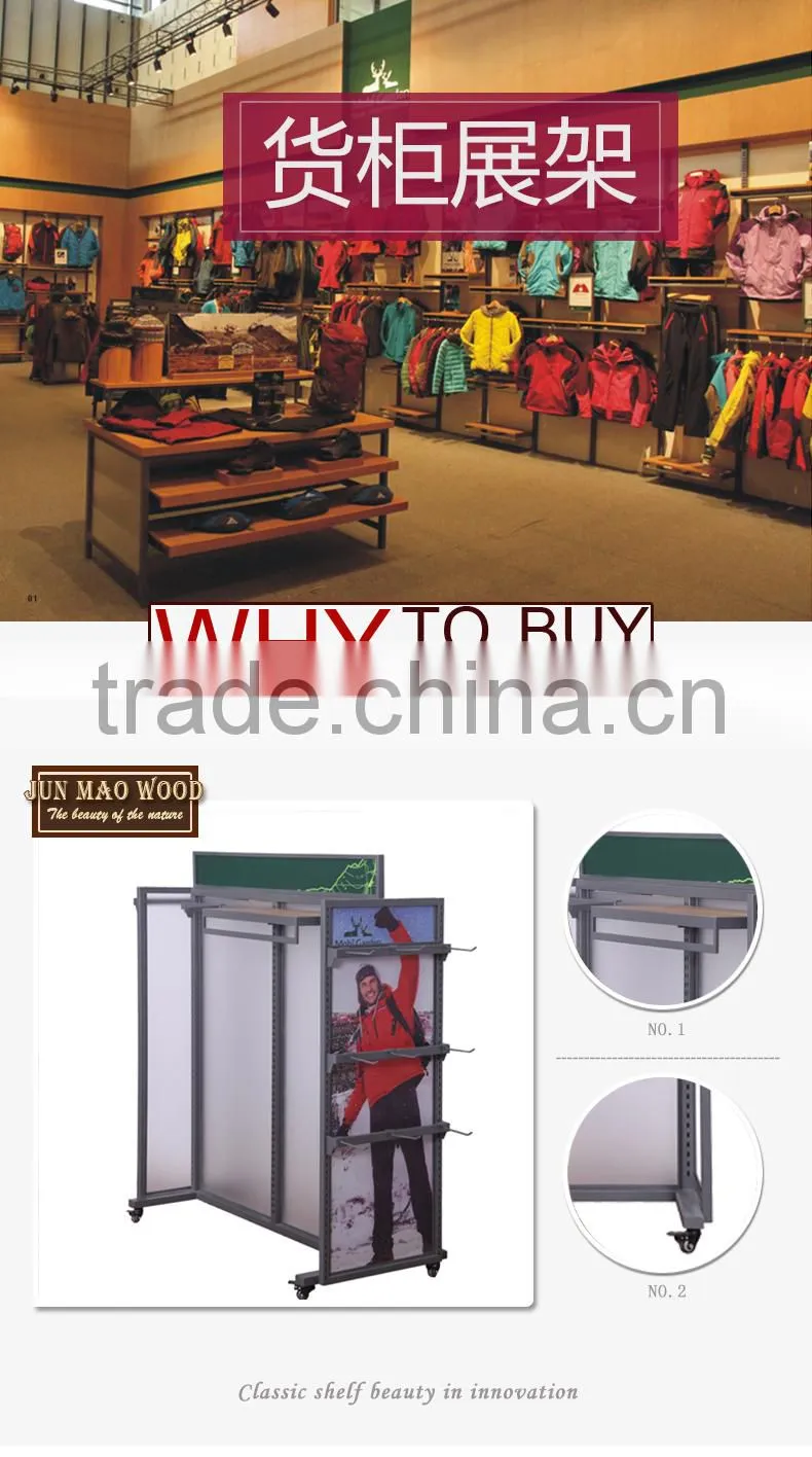 Heated Display Rack ,clothes/hat/Scarf/bag J Hook Garment Rack Stand