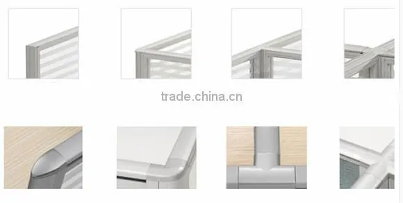 Wooden desk cubicle office furniture workstation