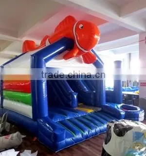 inflatable fish animal inflatable jumping castle for sale