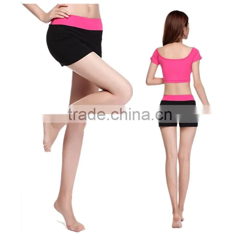 Custom Modal Fitness Yoga Shorts, Women Yoga Wear Wholesale