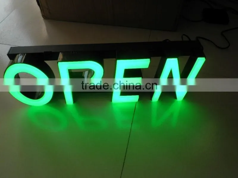 China Low Price Led Open Neon Signboard