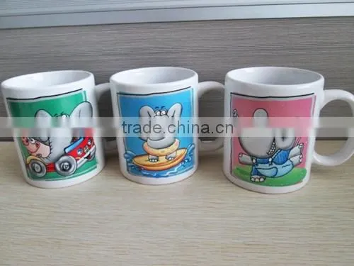 Milk mug - coffee mug - tea mug logo printed new decal different shape