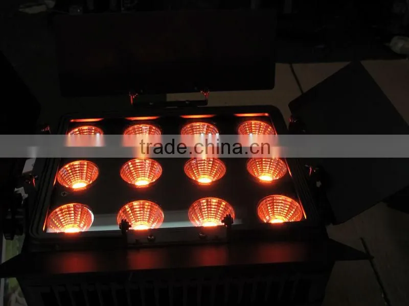12pcs 15W RGB 3 in 1 led wash outdoor led projector