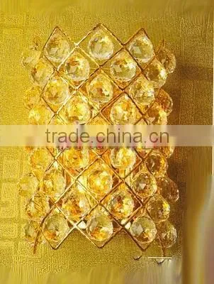 Antique crystal wall lamp for decoration