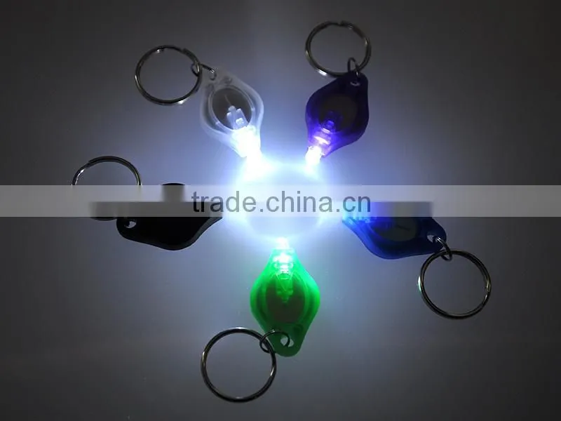 Super Bright 20000 mcd White Light LED Keychain Factory