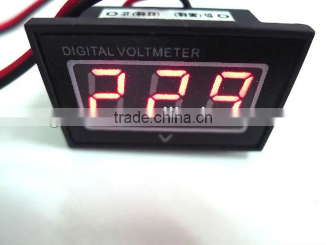 Waterproof Digital Voltmeter DC15-120V Power Panel Meter