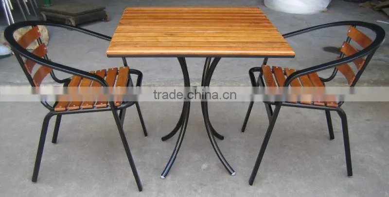 Rectangular mental coffee shop dining bar table YT3