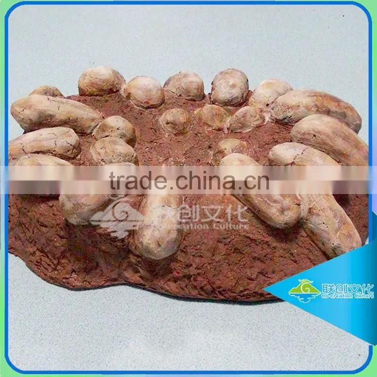 Museum artificial dinosaur fossil model dinosaur egg replica