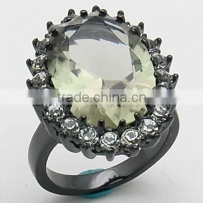 Fashion Hematite Plating with Crystal Jewelry Sets